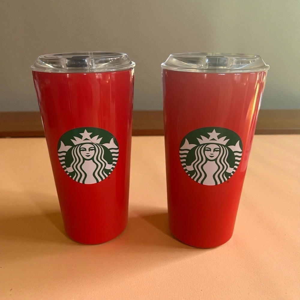 Starbucks Red Insulated Travel Mugs